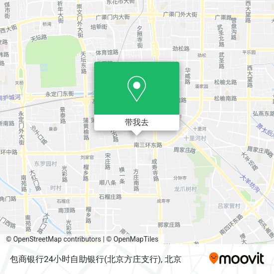 包商银行24小时自助银行(北京方庄支行)地图