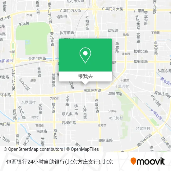 包商银行24小时自助银行(北京方庄支行)地图