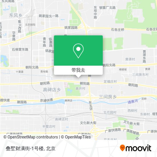 叠墅财满街-1号楼地图