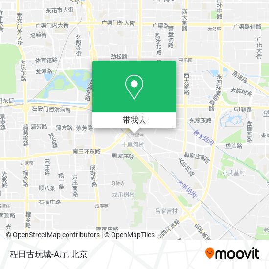 程田古玩城-A厅地图