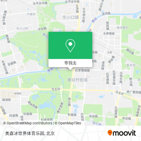 奥森冰世界体育乐园地图