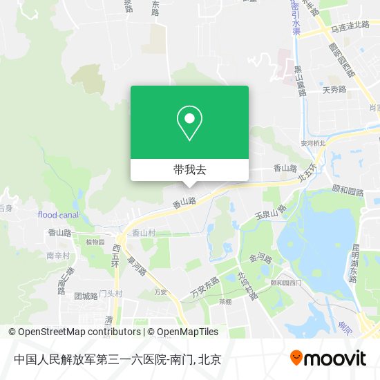 中国人民解放军第三一六医院-南门地图