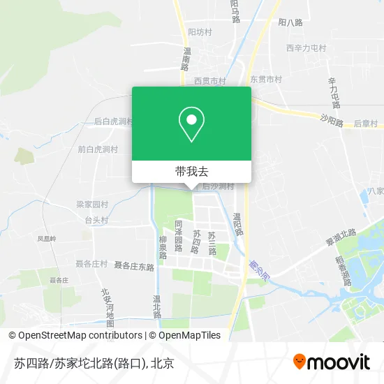 苏四路/苏家坨北路(路口)地图