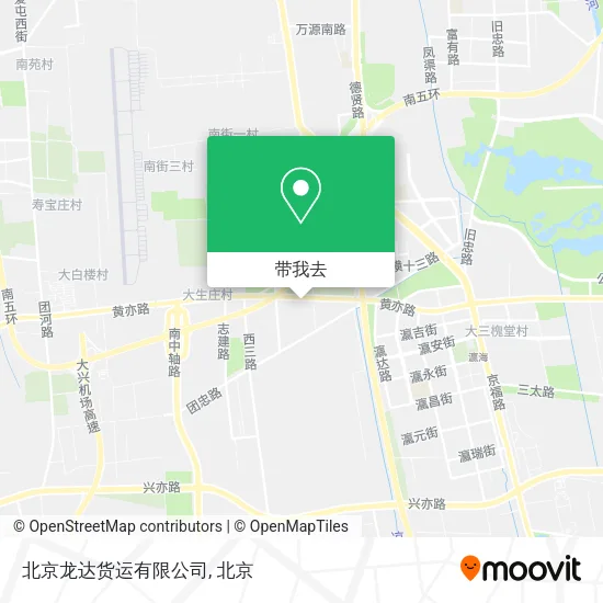 北京龙达货运有限公司地图