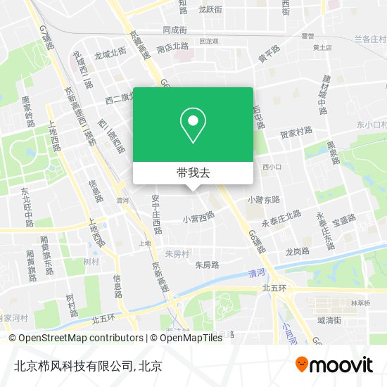 北京栉风科技有限公司地图