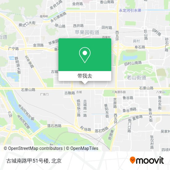 古城南路甲51号楼地图