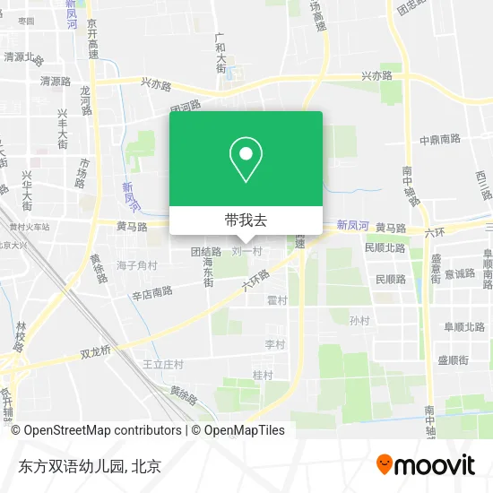 东方双语幼儿园地图