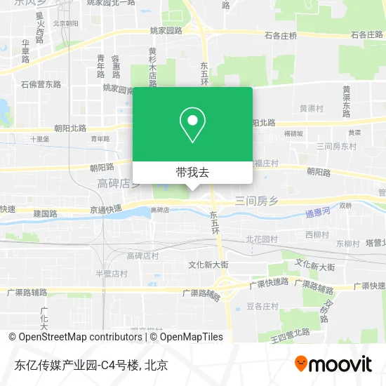 东亿传媒产业园-C4号楼地图