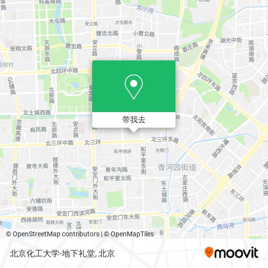 北京化工大学-地下礼堂地图