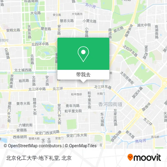 北京化工大学-地下礼堂地图