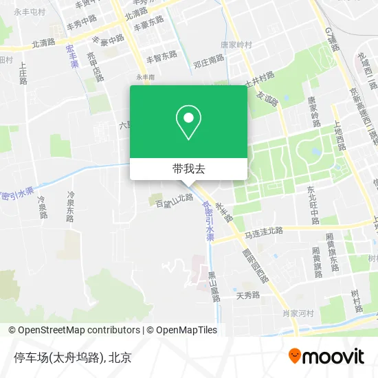 停车场(太舟坞路)地图