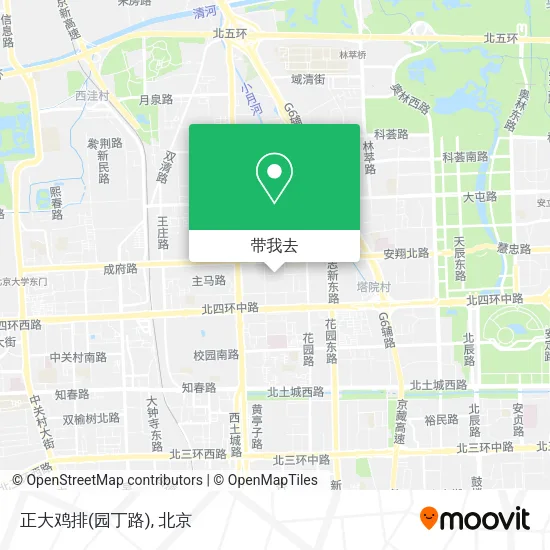 正大鸡排(园丁路)地图