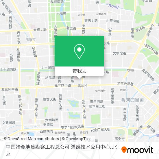 中国冶金地质勘察工程总公司 遥感技术应用中心地图