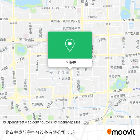 北京中成航宇空分设备有限公司地图