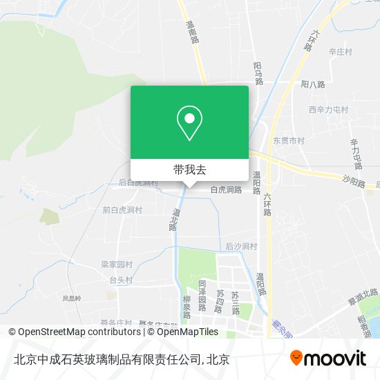 北京中成石英玻璃制品有限责任公司地图