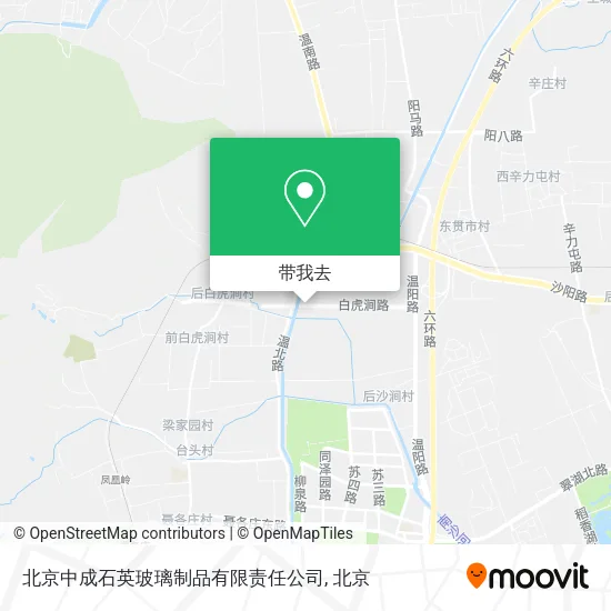 北京中成石英玻璃制品有限责任公司地图