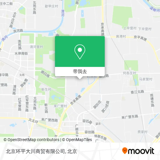 北京环平大川商贸有限公司地图