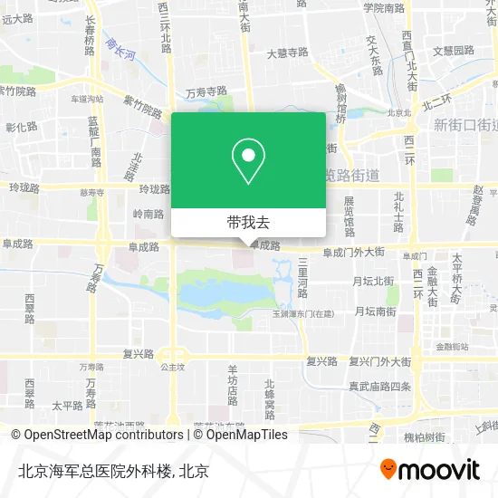 北京海军总医院外科楼地图