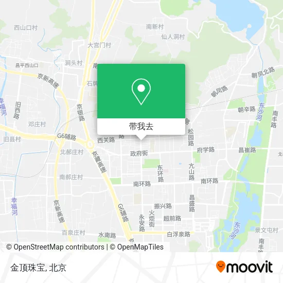 金顶珠宝地图