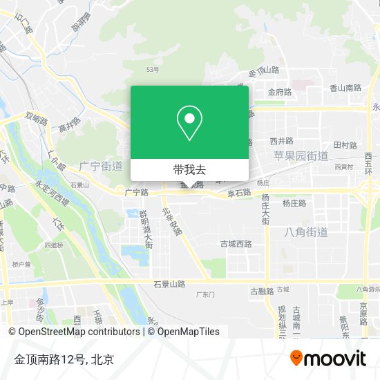 金顶南路12号地图