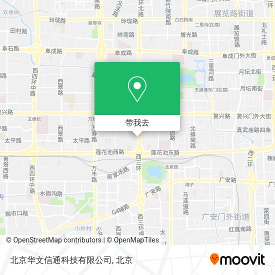 北京华文信通科技有限公司地图