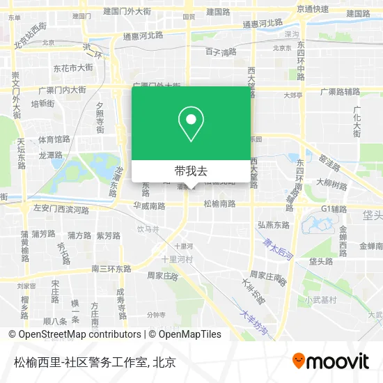 松榆西里-社区警务工作室地图