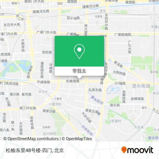 松榆东里48号楼-四门地图