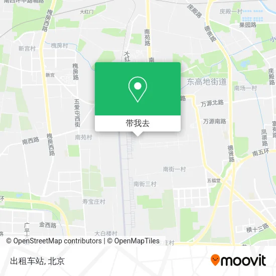 出租车站地图
