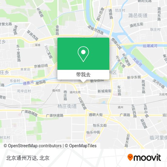 北京通州万达地图