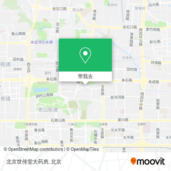北京世传堂大药房地图