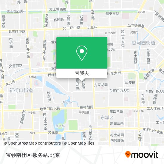宝钞南社区-服务站地图