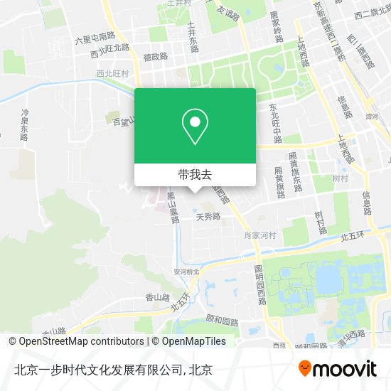 北京一步时代文化发展有限公司地图