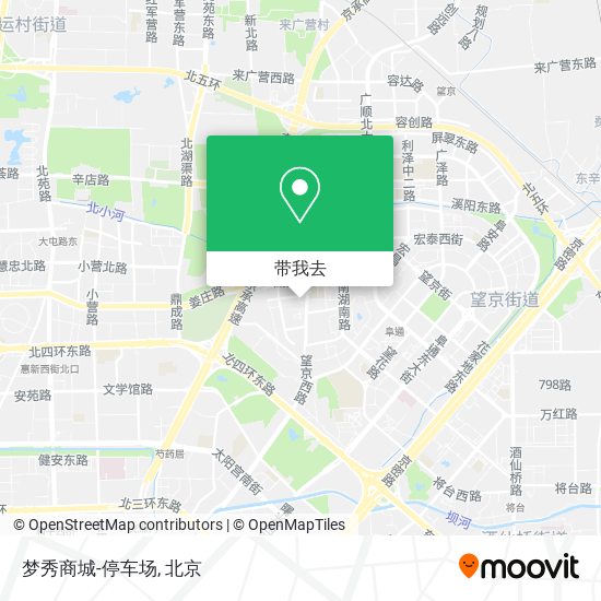梦秀商城-停车场地图
