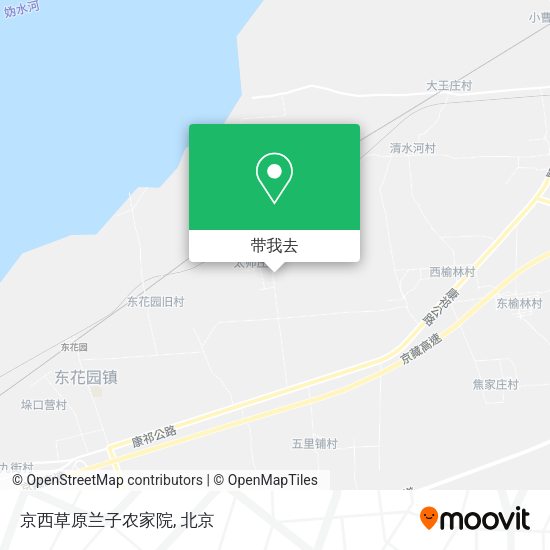 京西草原兰子农家院地图
