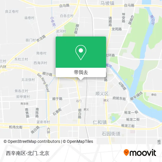 西辛南区-北门地图