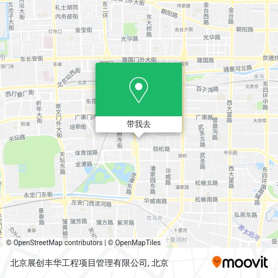 北京展创丰华工程项目管理有限公司地图