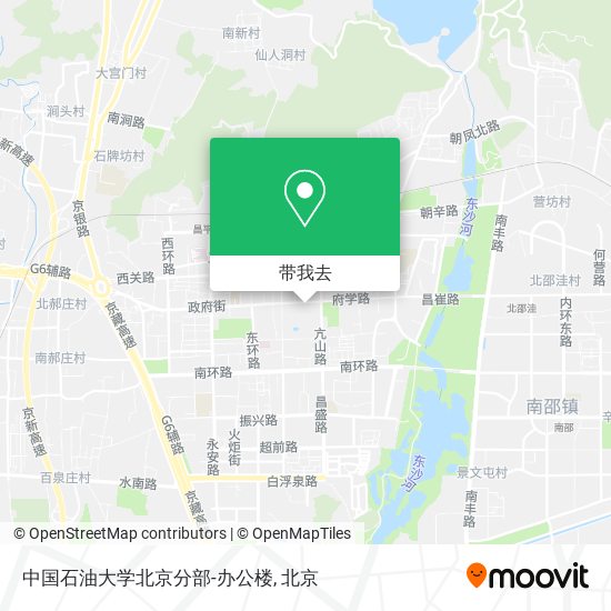 中国石油大学北京分部-办公楼地图