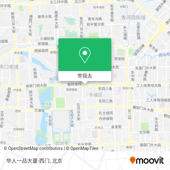华人一品大厦-西门地图
