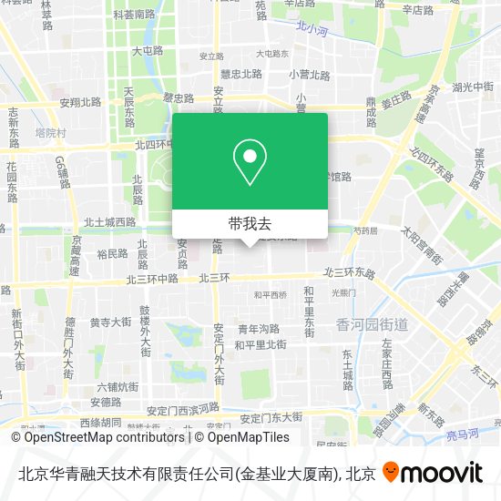 北京华青融天技术有限责任公司(金基业大厦南)地图