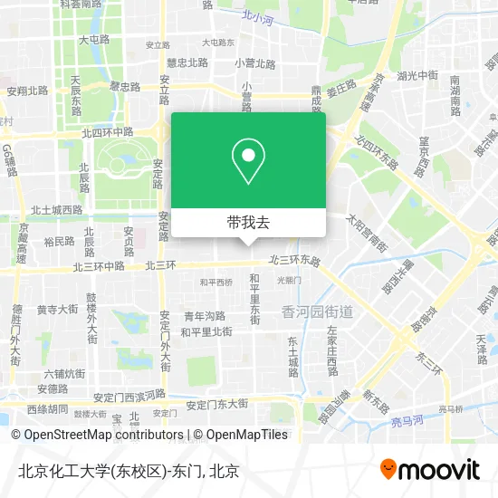 北京化工大学(东校区)-东门地图