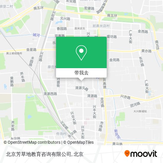 北京芳草地教育咨询有限公司地图