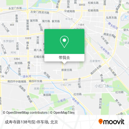 成寿寺路138号院-停车场地图