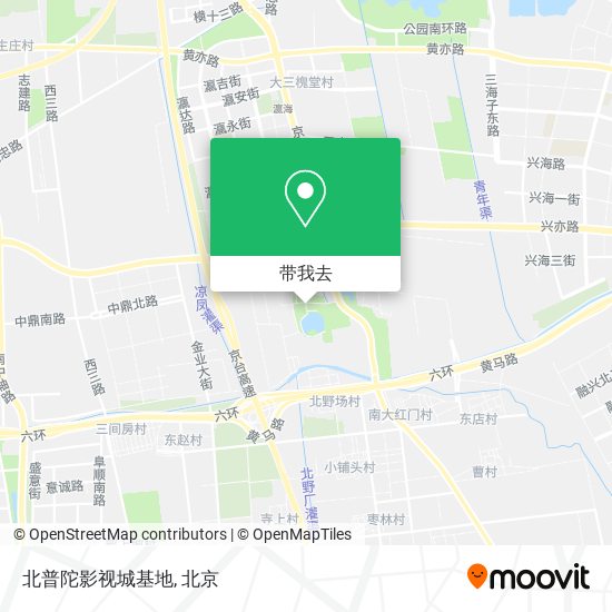 北普陀影视城基地地图