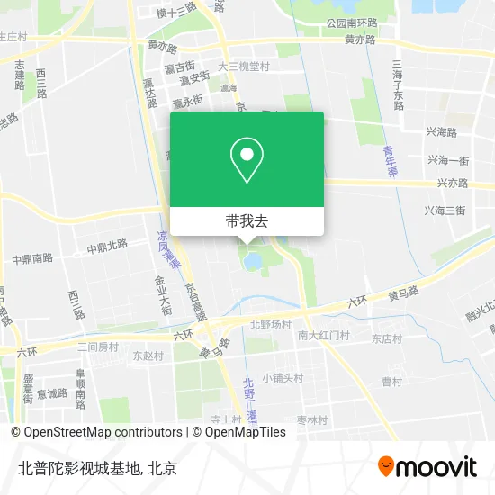 北普陀影视城基地地图
