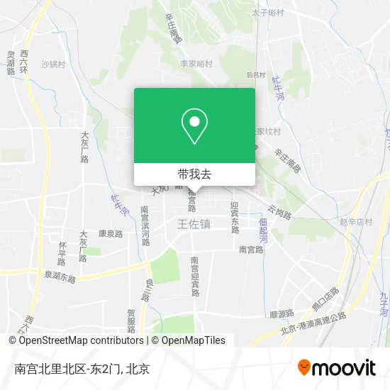 南宫北里北区-东2门地图