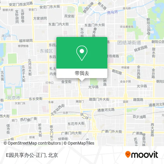 E园共享办公-正门地图
