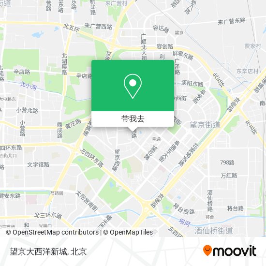 望京大西洋新城地图