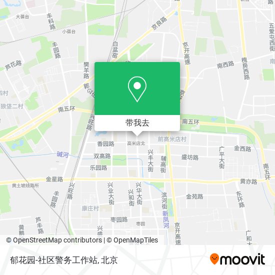 郁花园-社区警务工作站地图
