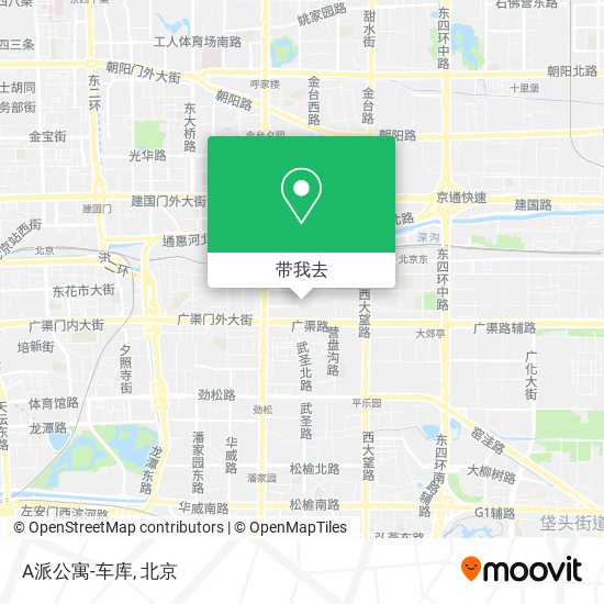 A派公寓-车库地图