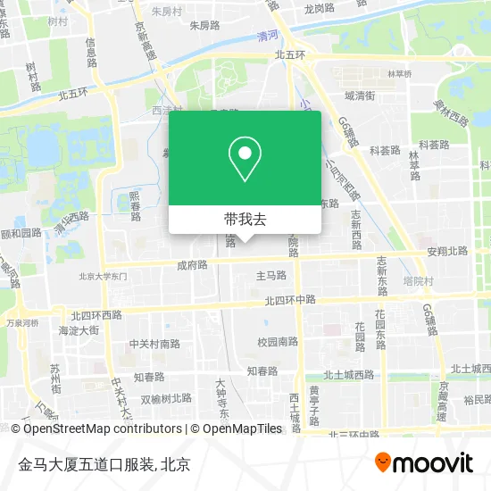 金马大厦五道口服装地图